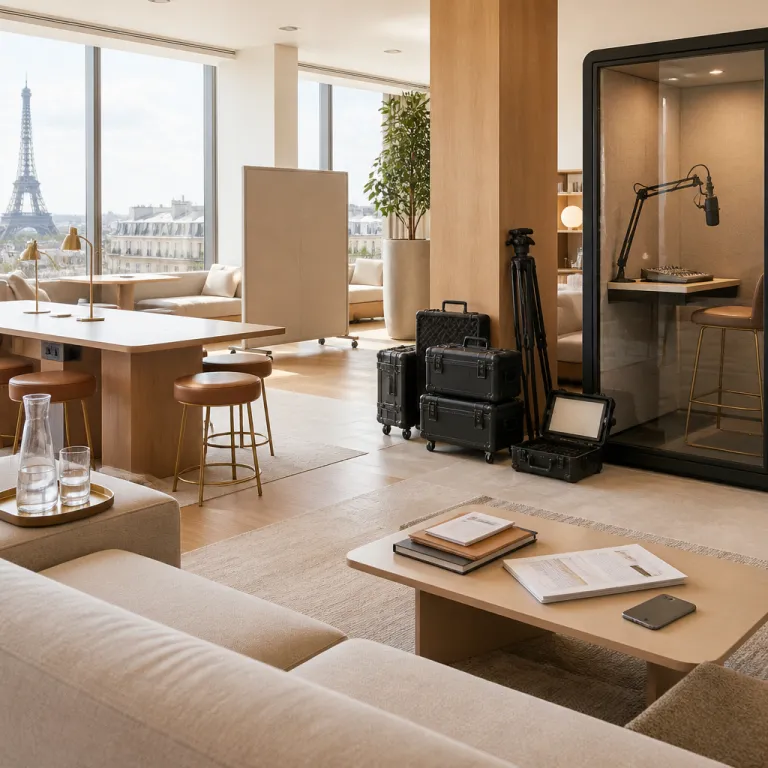 How media coworking in hotels is redefining the business stay in Paris